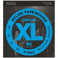 Daddario ETB92 Tapewound Bass Medium 50-105 Long Scale Strings