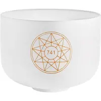Meinl Solfeggio Crystal Singing Bowl 10" Sol 741 Hz Note F#4