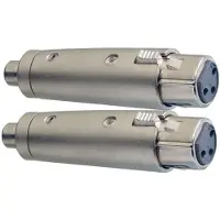 Stagg 2 x Female XLR/ Female RCA Adaptor