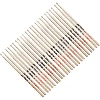 Vic Firth 7A Hickory Drumsticks 4 Pair Value Bundle