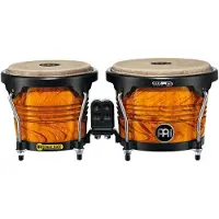 Meinl Free Ride Designer 6 3/4 "& 8" Bongotrommer Amber Flame