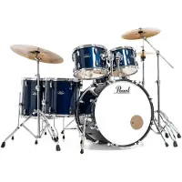 Pearl Roadshow 6pc Drum Kit w/Sabian Cymbals Royal Blue Metallic