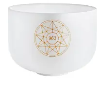 Meinl Solfeggio Crystal Singing Bowl 10" 963 Hz Note B4
