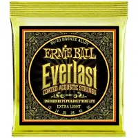 Ernie Ball Everlast 2560 80/20 Bronze Acoustic Guitar Strings 10-50