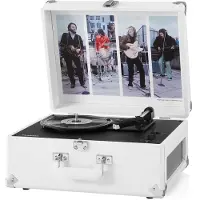 Crosley Anthology Turntable - Beatles - Let It Be PVC White