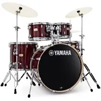 Yamaha Stage Custom Birch 22 6-stk Skallpakke Cranberry Red