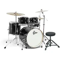 Gretsch drums Gretsch Energy 22" Trommesett med Maskinvare og Paiste 101-sett Svart