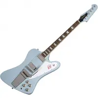 Epiphone 1963 Firebird V Maestro Vibrola Inspired by Gibson Custom Frost Blue