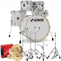 Sonor AQ2 22 5pc Pro Drum Kit w/Cymbals White Pearl