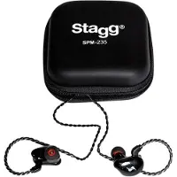 Stagg High-Resolution Sound-Isolating In-Ear Monitors Transparent