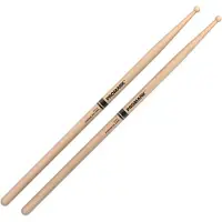 Promark Finesse 5A Long Maple Drumsticks Small Round Wood Tip
