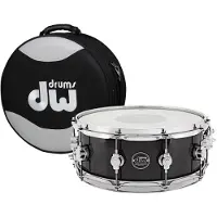 DW Drums Performance Series 14" x 6.5" Snare Drum Ebony Stain & Case