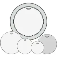 Remo Emperor Clear Complete Pack - 10 12 16" Heads w/22 P3 + Free 14 Ambassador