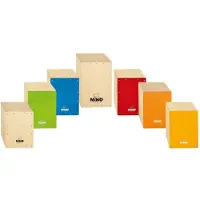 Nino by Meinl Classroom Cajon Group Rhythm Set 7 Pieces