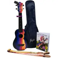 Flight TUS Elise Ecklund Travel Soprano Ukulele Sunset (Pack)