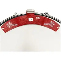 Snareweight M80 Snare Dampening System Oxblood Red