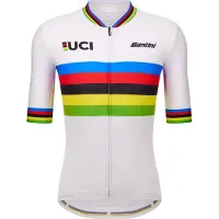 Santini Uci World Champion 2025 Kort Ermet Trøye