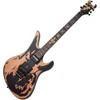 Schecter Synyster Gates Custom S Distressed Satin Black