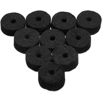 Ahead Jet Black Wool Cymbals Felts 10 Pack