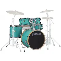 Yamaha Stage Custom Bjørk 20 5-Deler Sargpakke Matt Surf Green