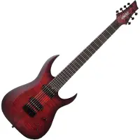 Schecter Sunset-7 Extreme Scarlet Burst - Ex Demo