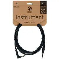 Daddario Classic Series 1/4" Instrument Cable Right Angle 20ft