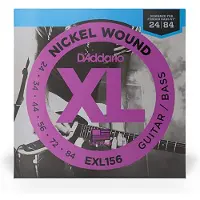 Daddario EXL156 Nickel-Wound Fender Bass VI Strings .024-.084