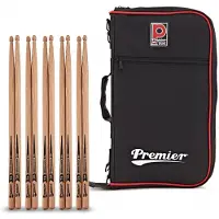 Premier Drumstick Bag and 7A Drumsticks Pack