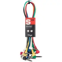 Stagg Stereo Jack Patch Cable 6 Pack
