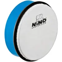 Nino Percussion by Meinl NINO4SB Percussion 6 Inch ABS Hand Drum Sky Blue