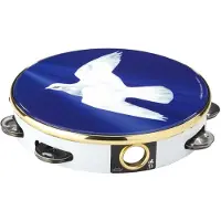 Remo 8 Single Row Pre-Tuned Tambourine Religious Dove