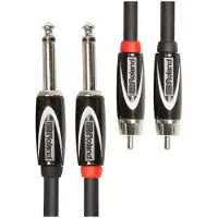 Roland Dobbel TRS - RCA Kabel for Sammenkobling 3 fot/1 m