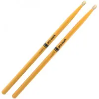 Promark Classic Forward 5B Yellow Hickory Drumsticks Wood Tip