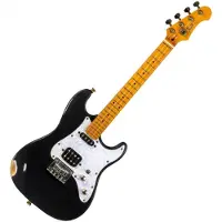 Flight Pathfinder Tenor Electric Ukulele Black Relic