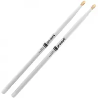 Promark Classic Forward 5B White Hickory Drumsticks Wood Tip