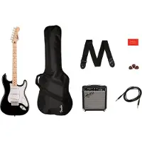 Squier Sonic Stratocaster Pakke Svart