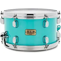 Tama SLP 12" x 7" MOD Bubinga Snare Drum - Philo Tsoungui Artist Model Electro Turquoise