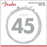Fender 9050L Flatdreide Bassstrenger av Rustfritt Stål 45-100