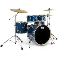 PDP Mainstage 5pc Drum Kit with Hardware Pack and Paiste Cymbals - Blue Steel