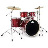 PDP Mainstage 5pc Drum Kit with Hardware Pack and Paiste Cymbals - Twisted Cherry