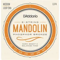 Daddario EJ74 Phosphor Bronze Medium 11-40 Mandolin Strings