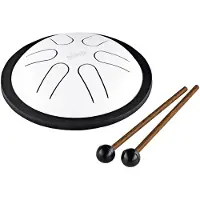 Meinl Nino Percussion Mini Steel Tongue Drum White