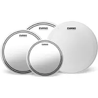 Evans EC2S Clear Fusion Tom Pack (10" 12" 14") & 14" HD Dry Snare