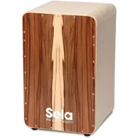 Sela CaSela Pre Assembled Cajon with Snare Satin Nut