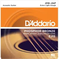 Daddario EJ15 Phosphor Bronze Extra Light 10-47