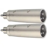 Stagg 2 x Male XLR/ Male RCA Adaptor