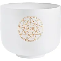 Meinl Solfeggio Crystal Singing Bowl 8" Mi 528 Hz Note C5