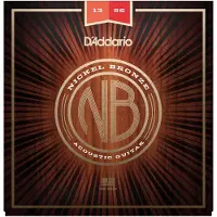 Daddario NB1356 Nickel Bronze Acoustic Guitar Strings Medium 13-56