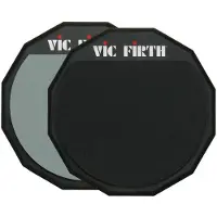 Vic Firth 12 Double Sided Practice Pad with Soft and Hard Rubber