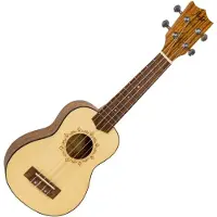 Flight DUS320 Soprano Ukulele Zebrawood B&S